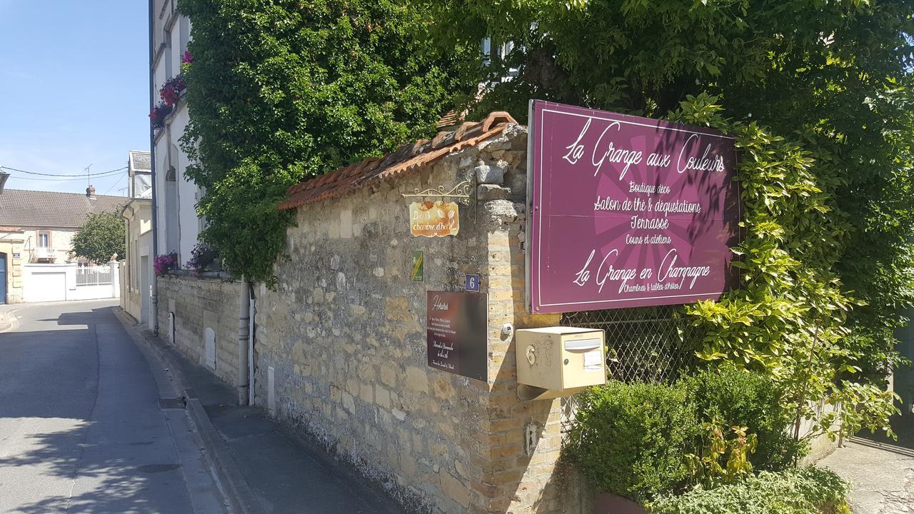 La Grange En Champagne Bed & Breakfast Hermonville ภายนอก รูปภาพ